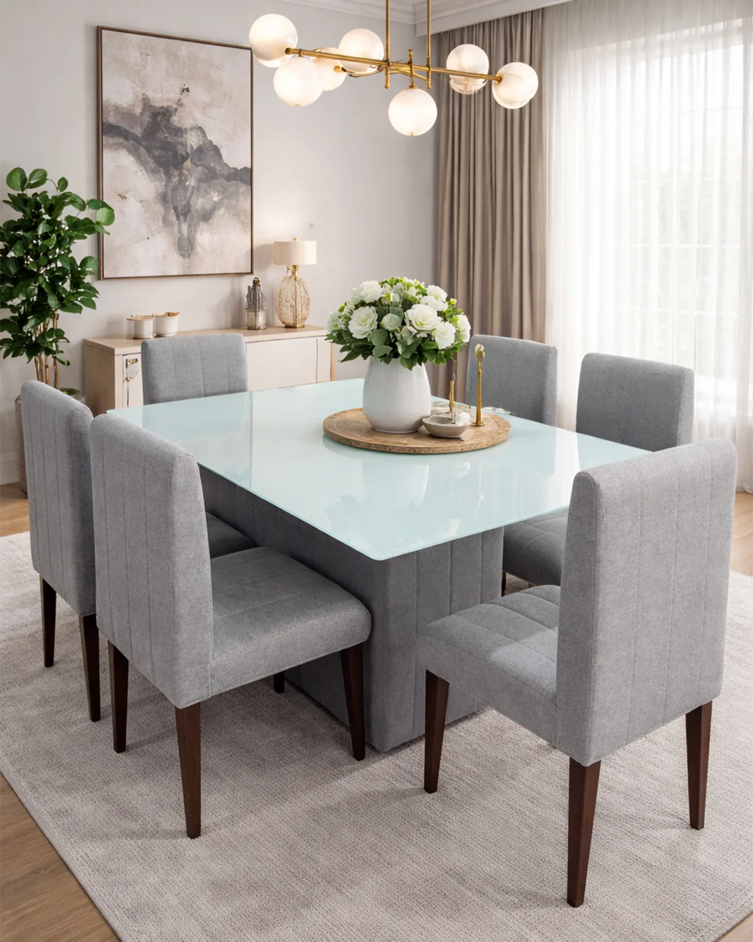 MESA ELEGANCE 6 CADEIRAS