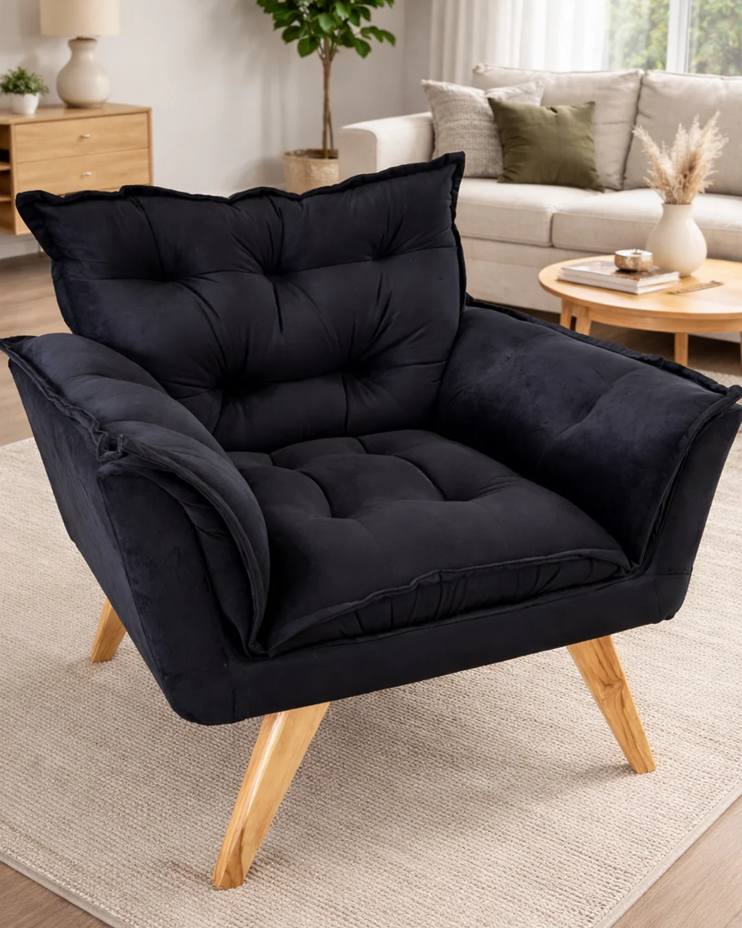 POLTRONA LUXO PRETA
